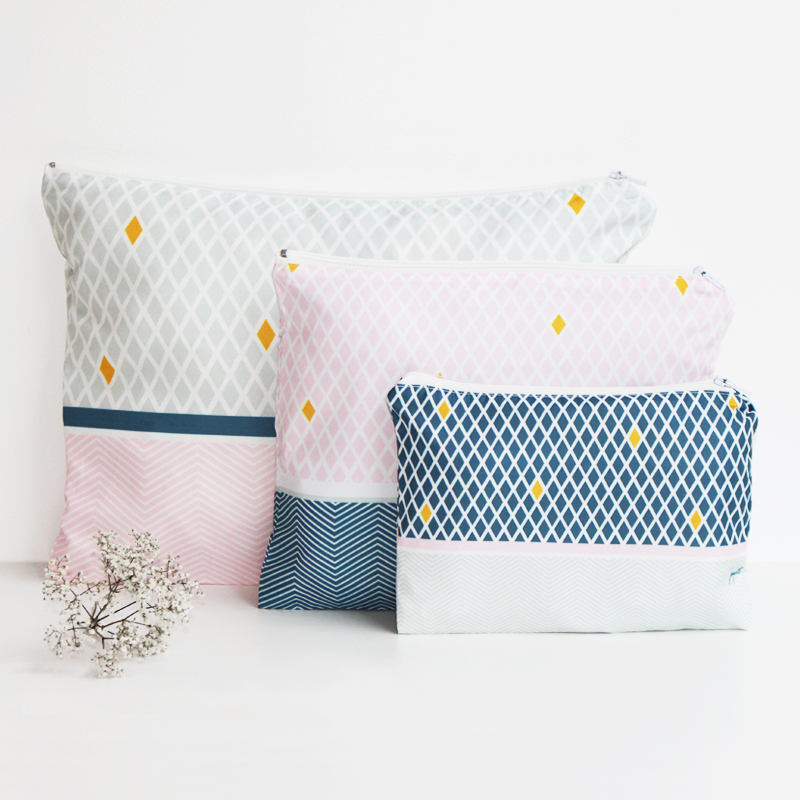 Lots 3 Pochettes "Design"