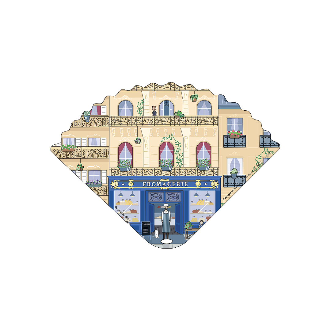 Eventail "Fromagerie de Paris"