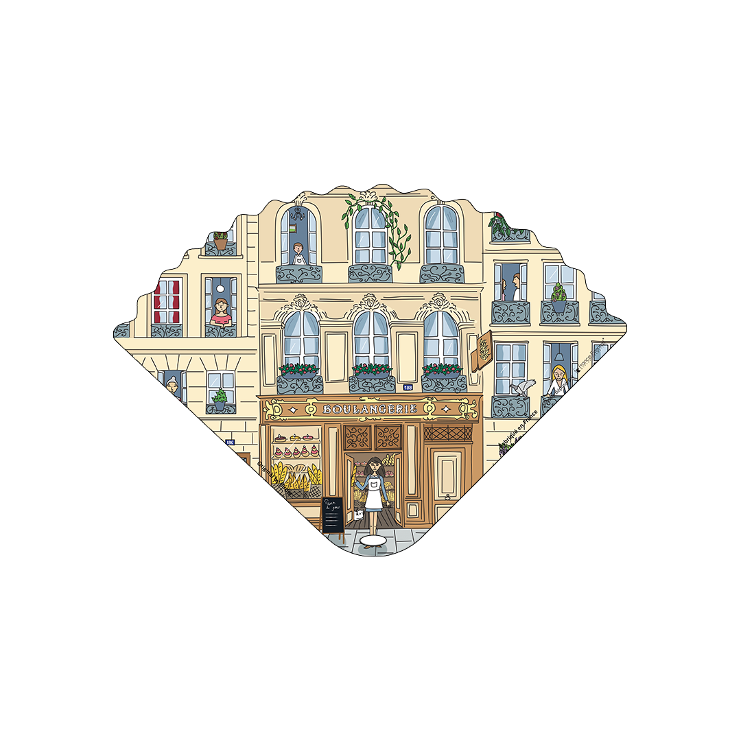 Eventail "Boulangerie de Paris"