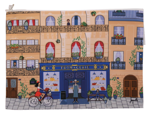 Lot de trois pochettes "Fromagerie"