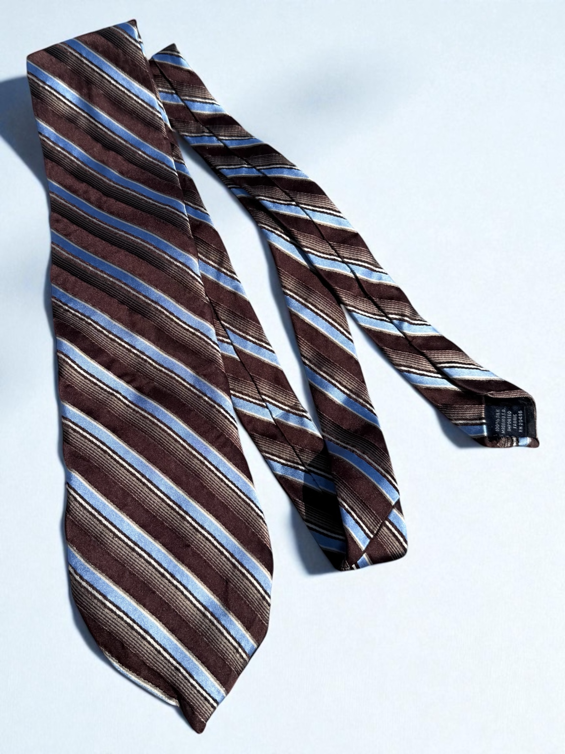 Šilkinė gumytė BROWN STRIPE SERENITY