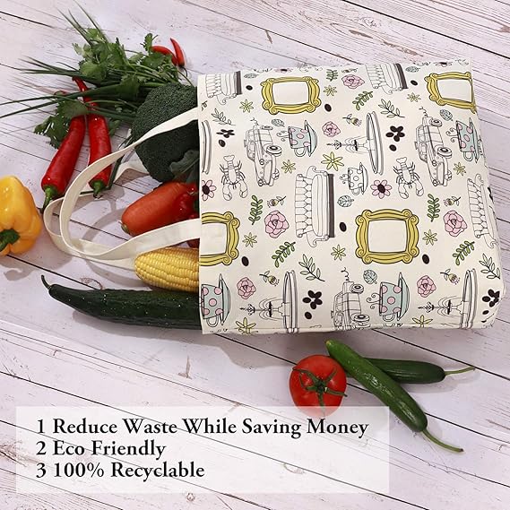 Friends Canvas Tote - Eco-Friendly Friends Canvas Tote - Sustainable Shopping Companion