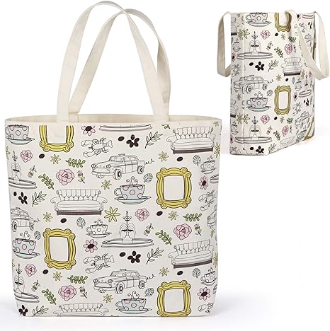 Friends Canvas Tote - Eco-Friendly Friends Canvas Tote - Sustainable Shopping Companion