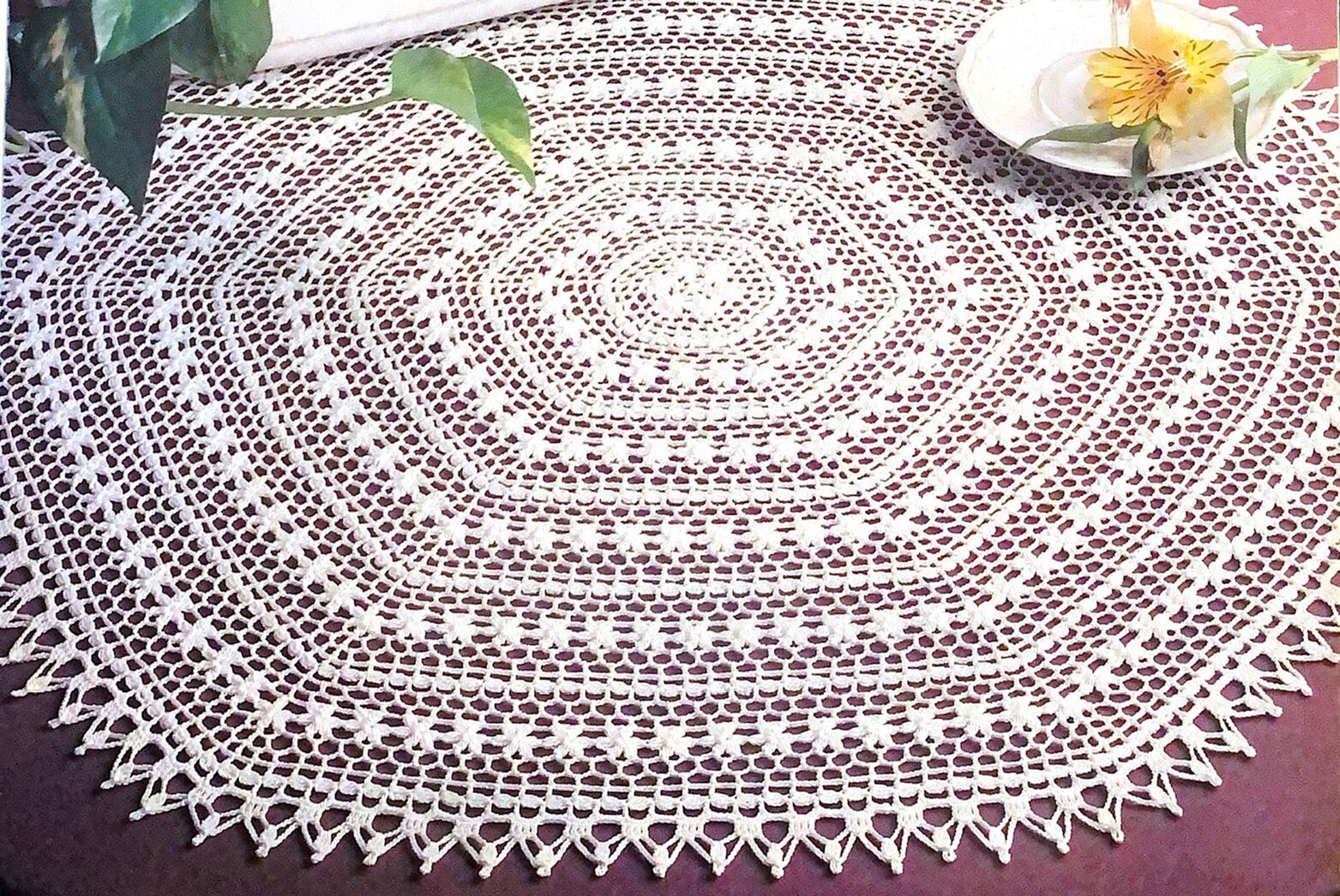 Vintage Home Decor Crochet Pattern Set PDF Download