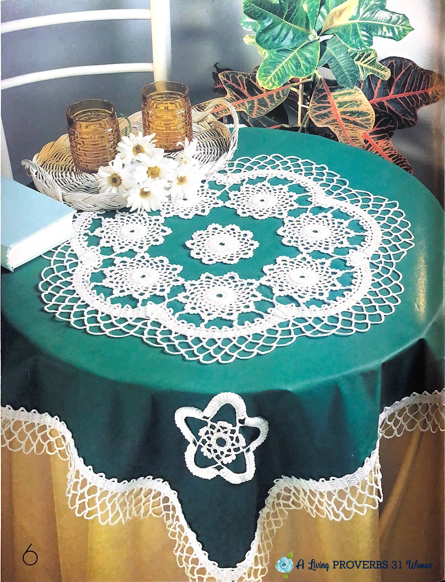 Vintage Home Decor Crochet Pattern Set PDF Download
