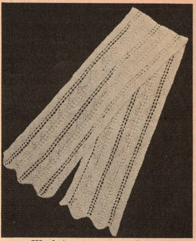 1978 Knit Scarf Pattern PDF Download