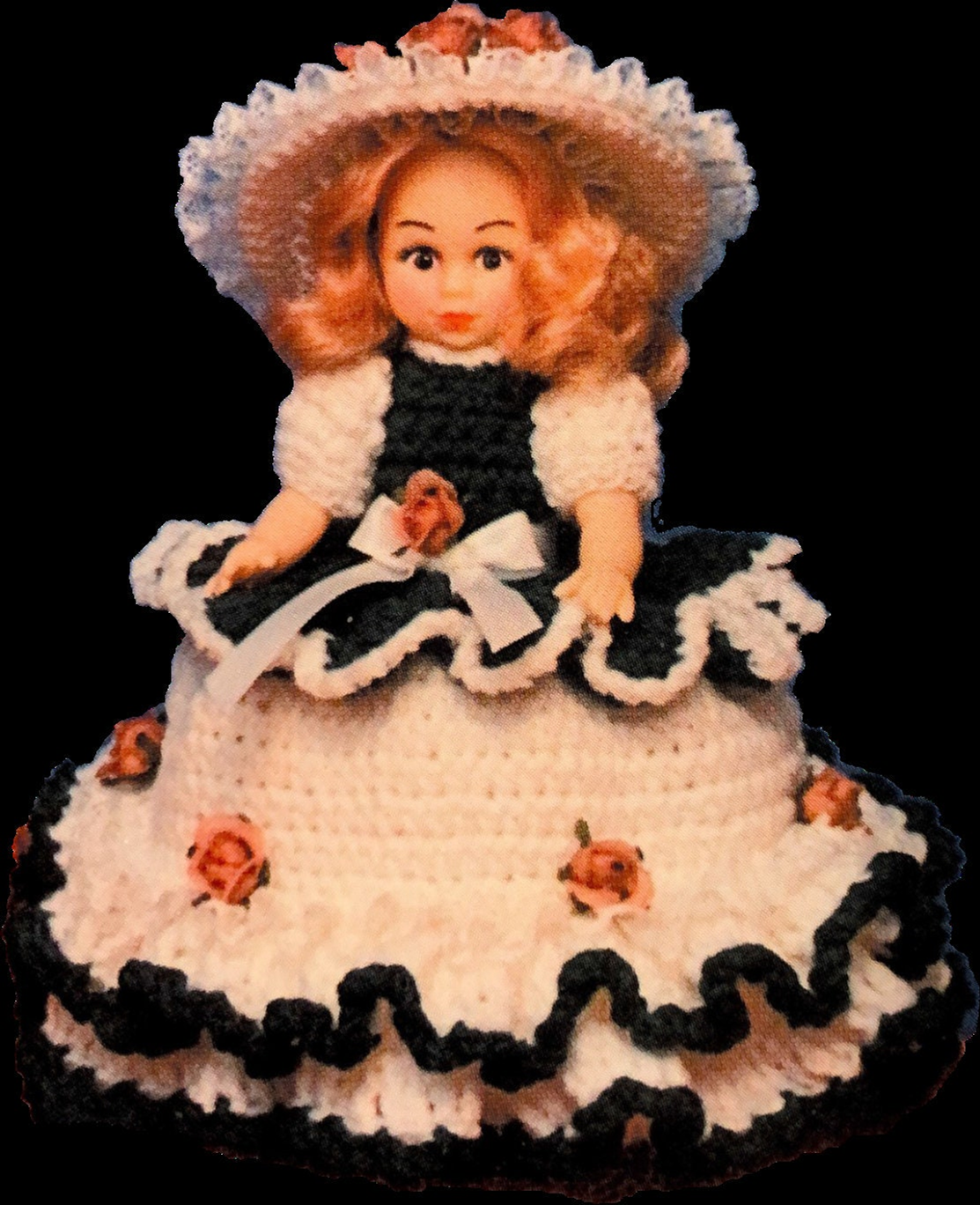 Vintage Toilet Tissue Cover Girl Series 2 Crochet Pattern PDF Download