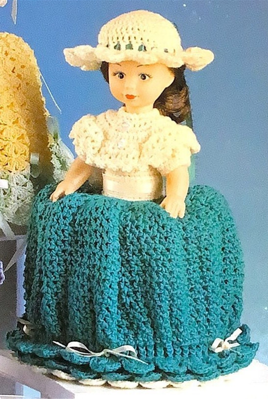 Crochet Powder Room Tissue Covers Pattern PDF Download