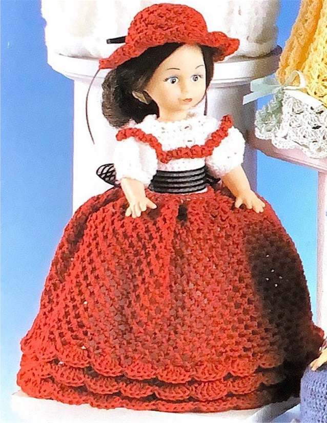 Crochet Powder Room Tissue Covers Pattern PDF Download