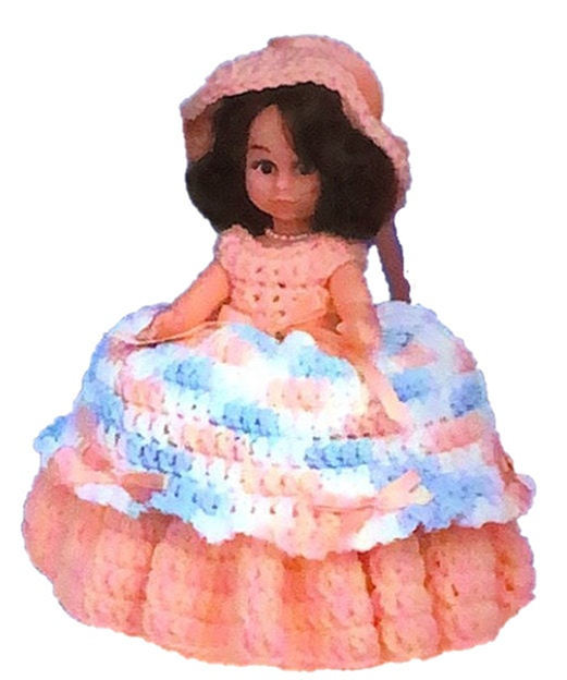 Vintage Toilet Tissue Cover Girl Series Crochet Pattern PDF Download