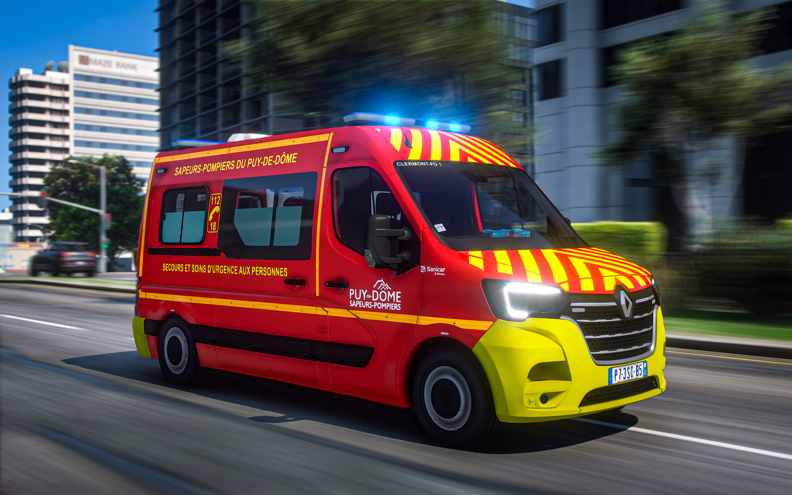 Renault Master VSAV | SDIS 63