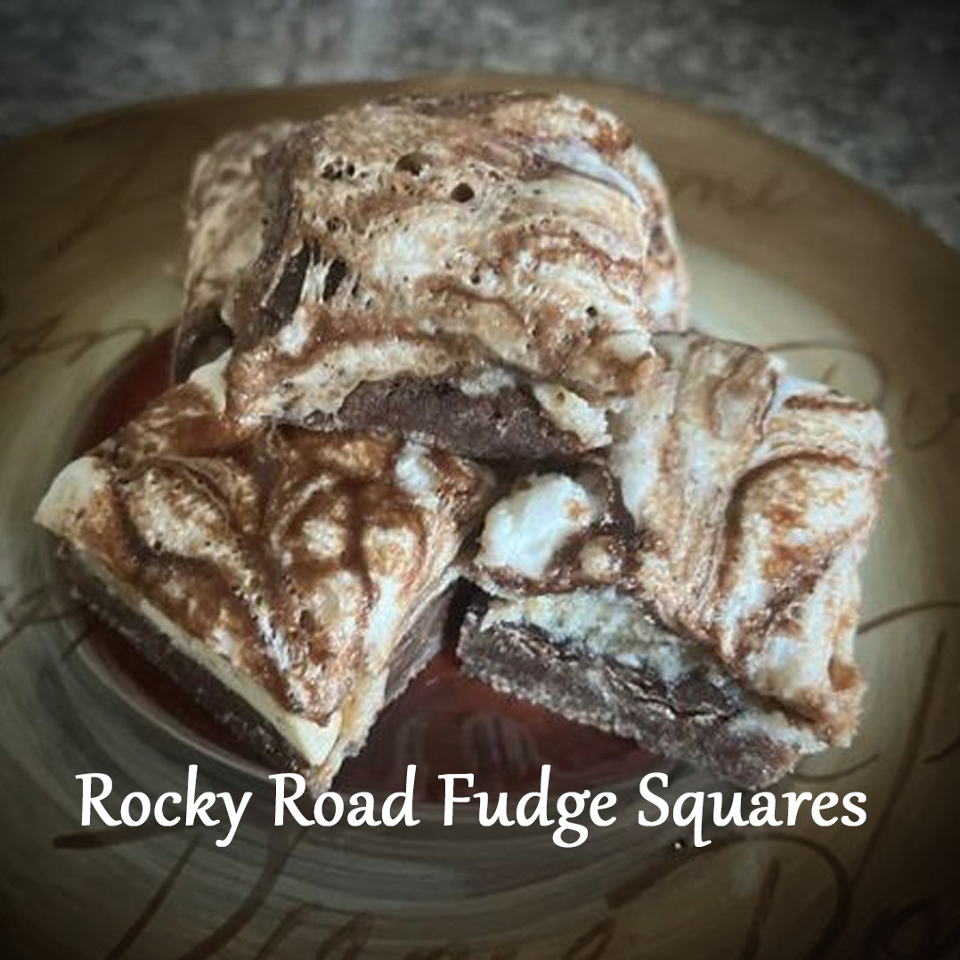 Rocky Road Fudge Squares