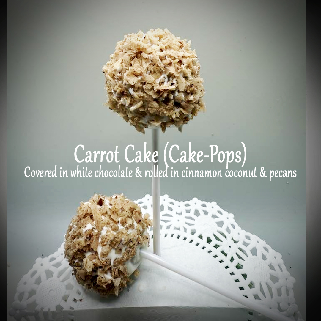 Carrot Cake cake-pop