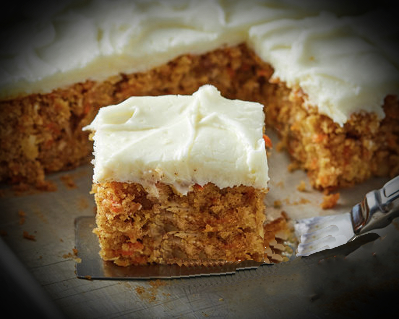 Carrot Cake (Spice cake) with Cream Cheese topping