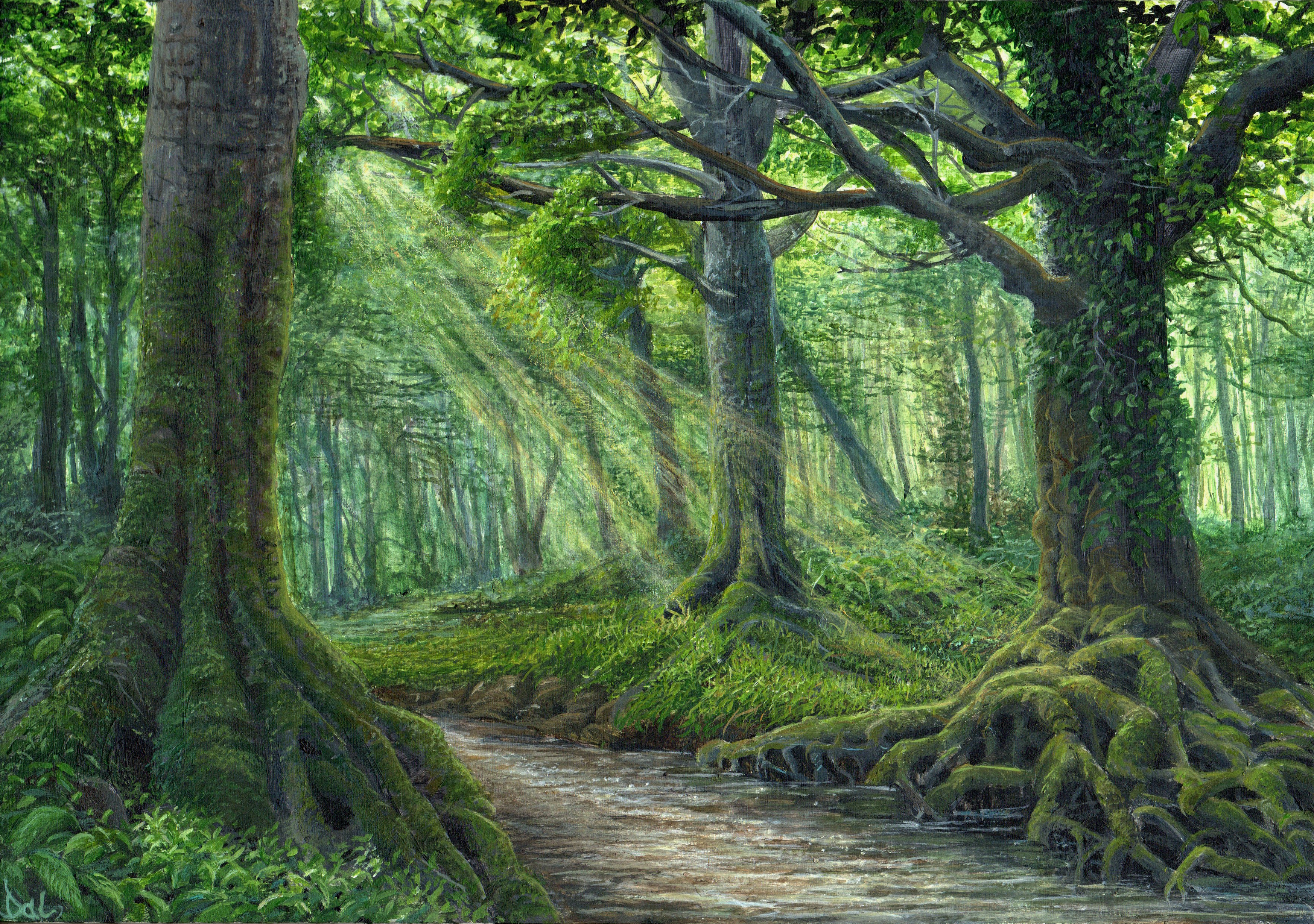 Quietly The Stream Flows
