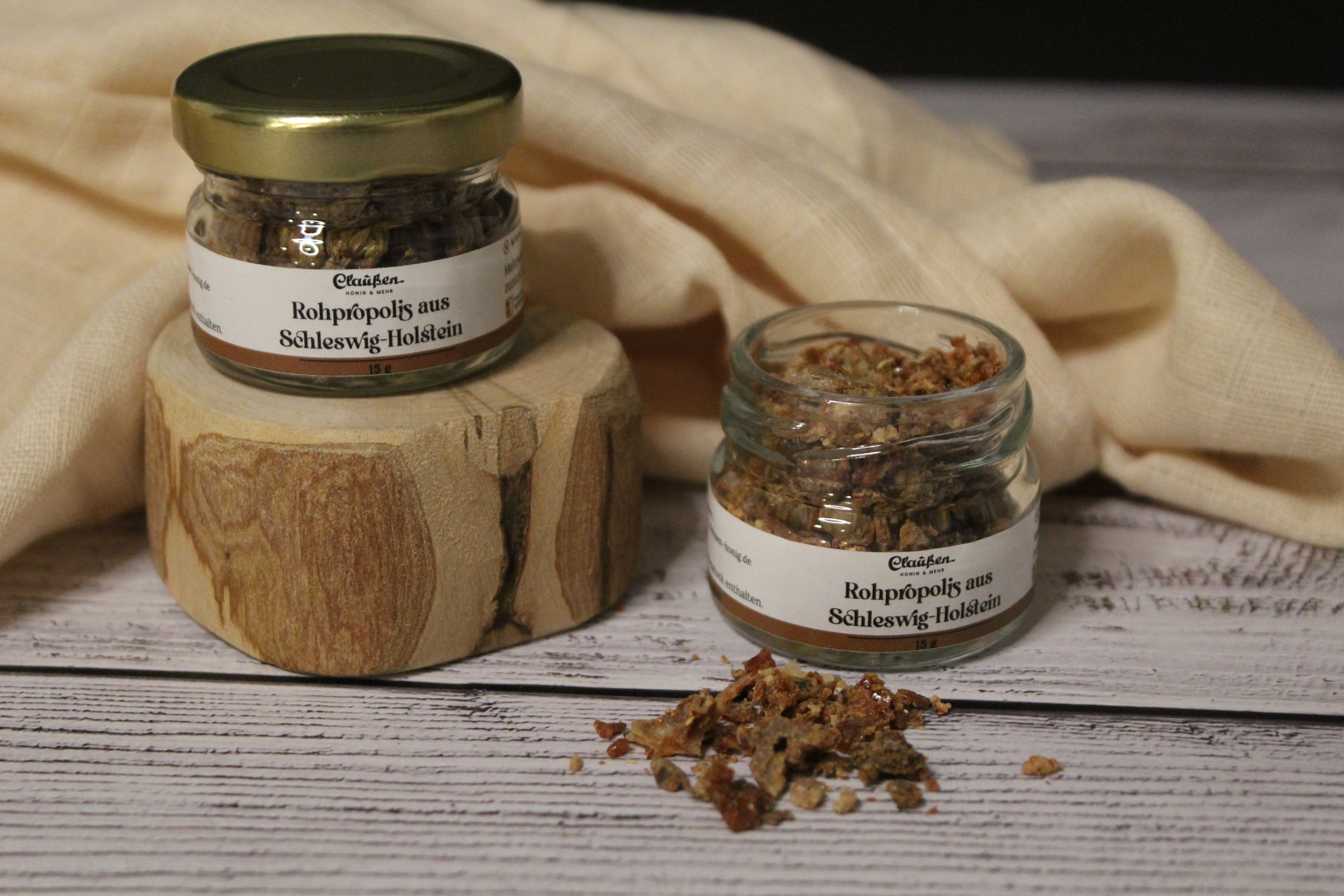 Rohpropolis aus Schleswig-Holstein