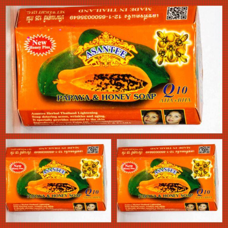 Asantee Papaya Soap (Pack of 3)
