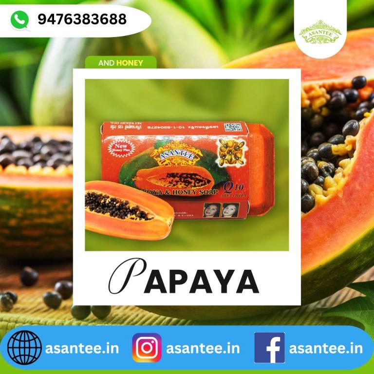 Asantee Papaya Soap (Pack of 4)