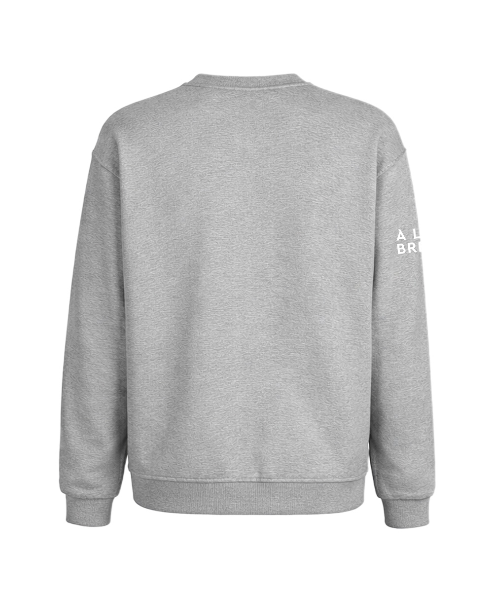 SWEAT COL ROND GRIS