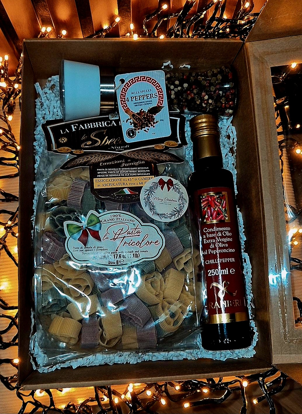 Itališkų skonių dovanų rinkinys