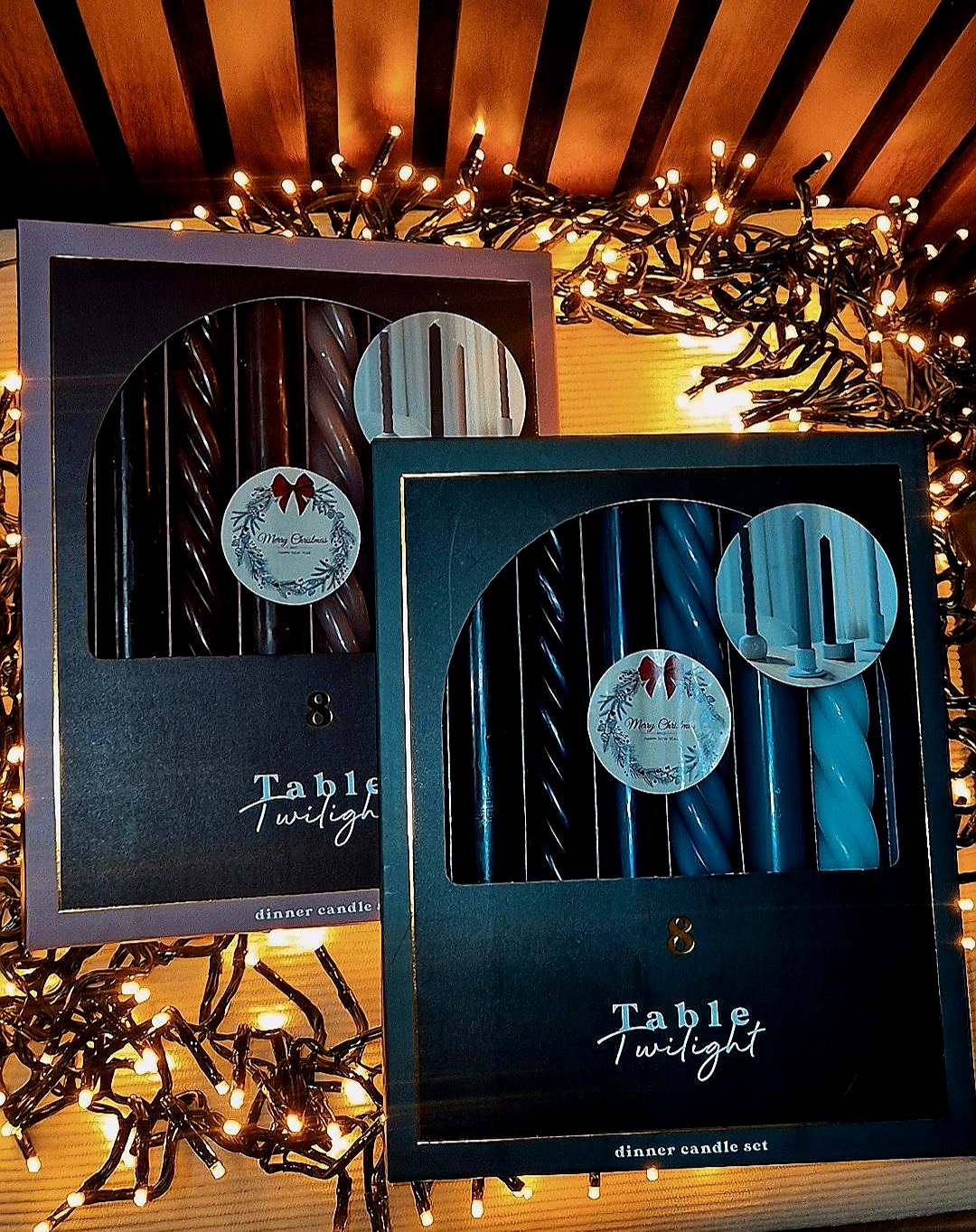 Stalo žvakių rinkinys