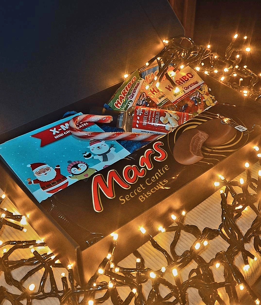 Kalėdinė saldainių dėžutė