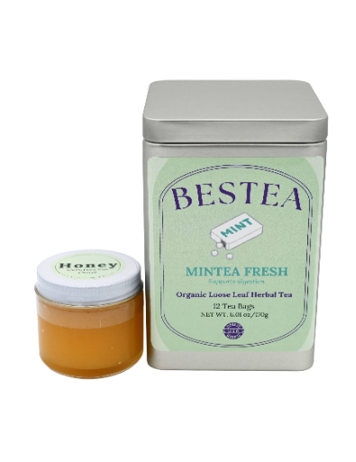 MINTEA Fresh Herbal Tea Tin (20 tea bags)
