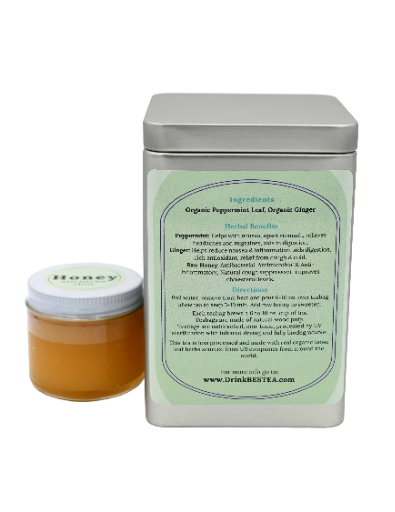 MINTEA Fresh Herbal Tea Tin (20 tea bags)