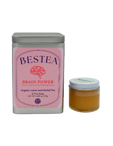 Brain Power Herbal Tea Tin (20 tea bags)