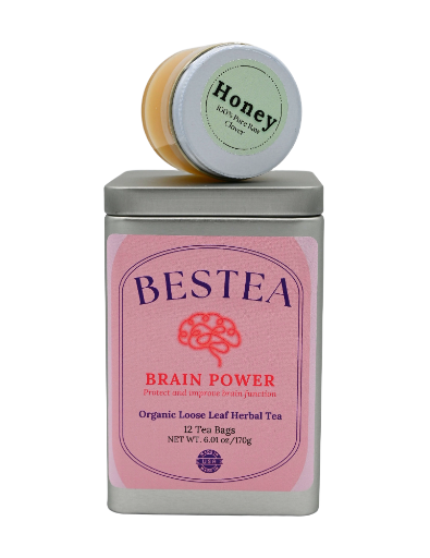 Brain Power Herbal Tea Tin (20 tea bags)