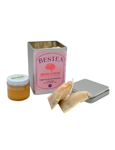 Brain Power Herbal Tea Tin (20 tea bags)