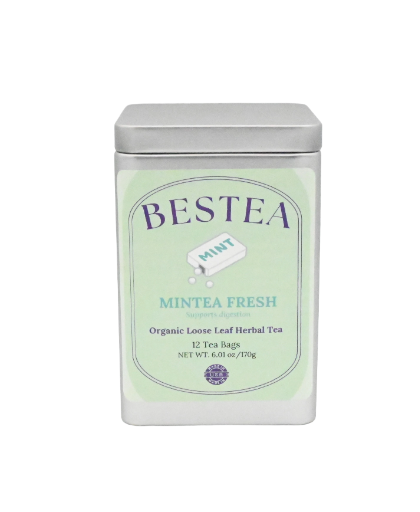 MINTEA Fresh Herbal Tea Tin (20 tea bags)