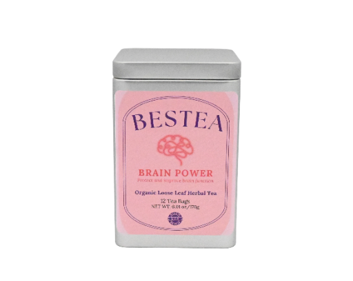 Brain Power Herbal Tea Tin (20 tea bags)