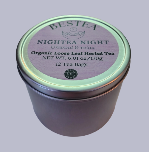 Nightly Night Herbal Tea Tin (12 tea bags)