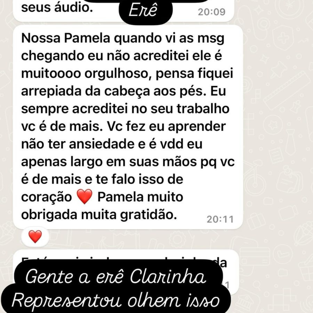 Adoçamento da erê Clarinha individual 