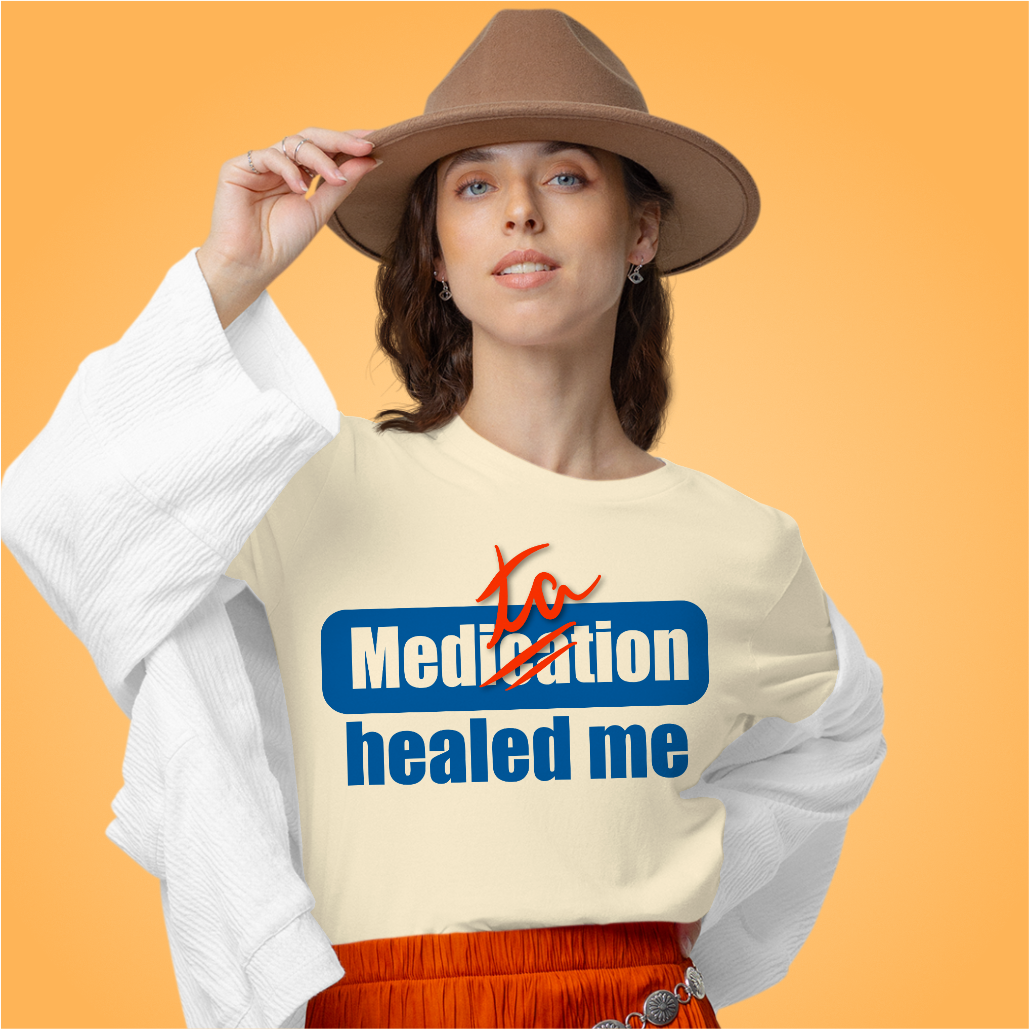 Meditation Healed Me Premium Quality Unisex Tshirt