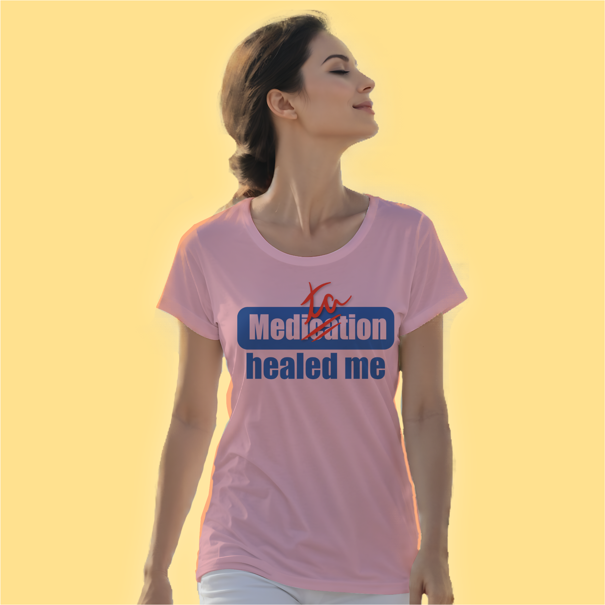 Meditation Healed Me Premium Quality Unisex Tshirt