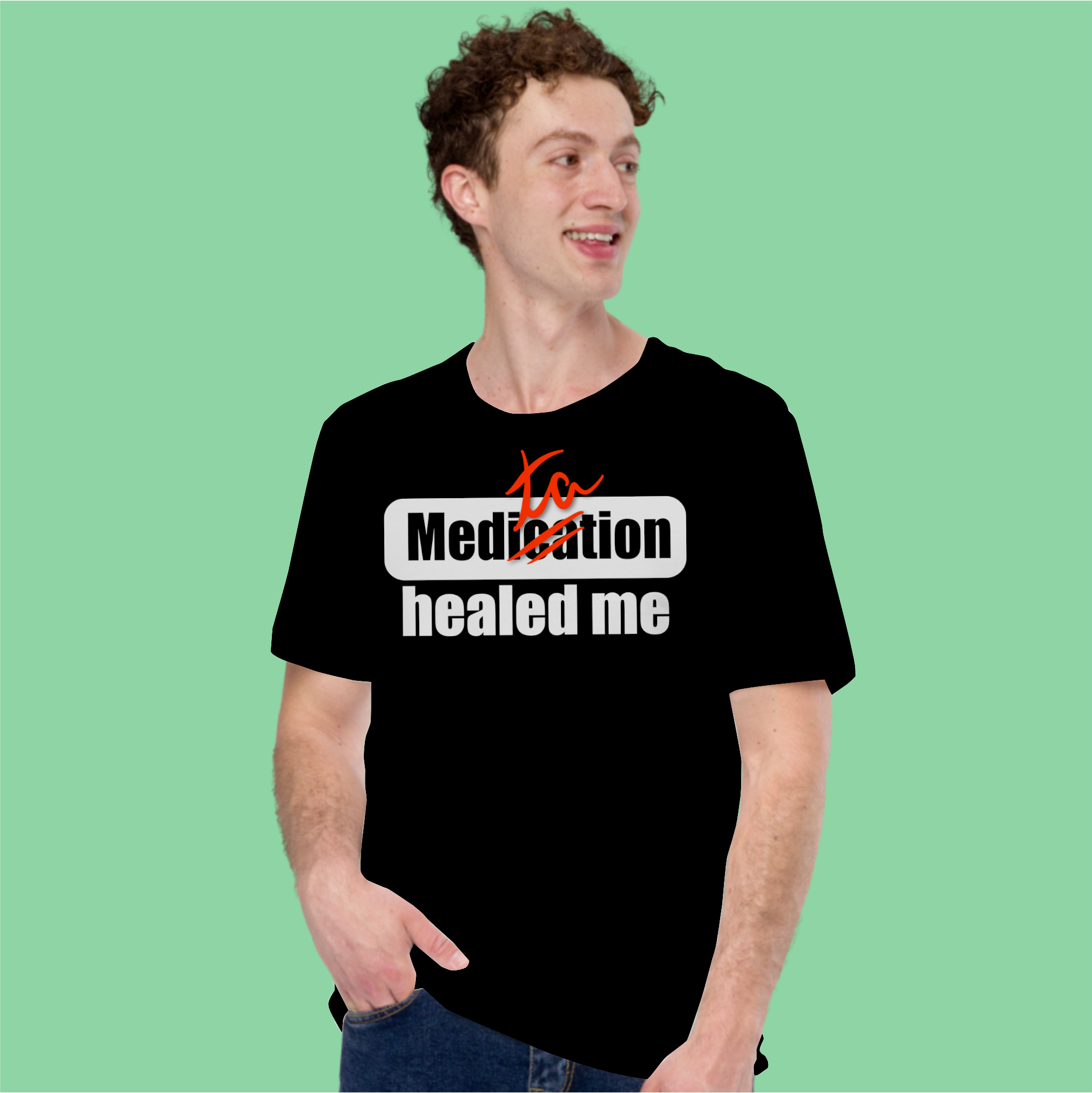 Meditation Healed Me Premium Quality Unisex Tshirt