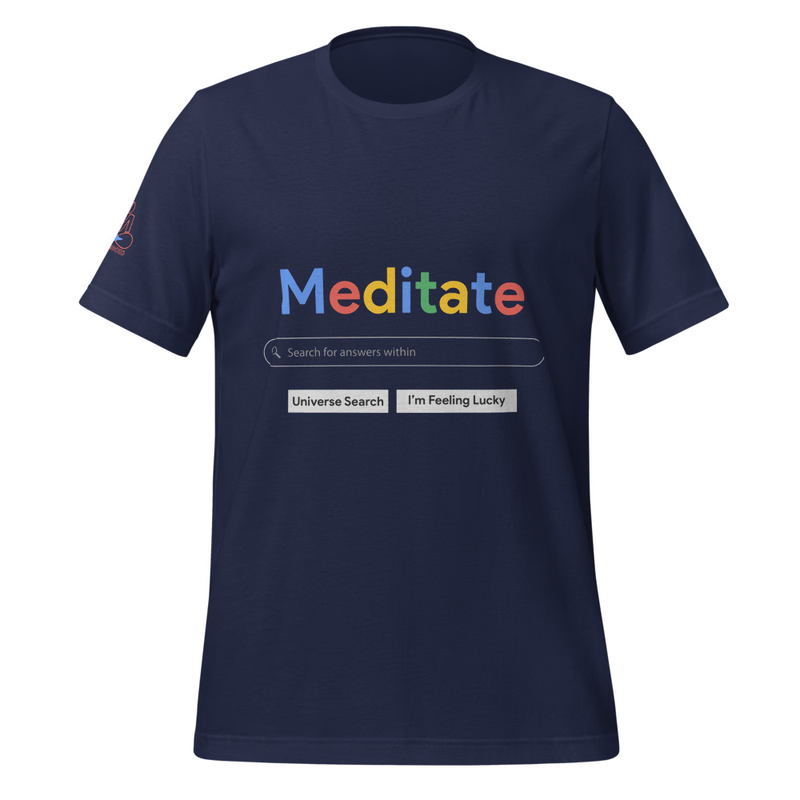 Meditate Search Graphic Unisex T-Shirt