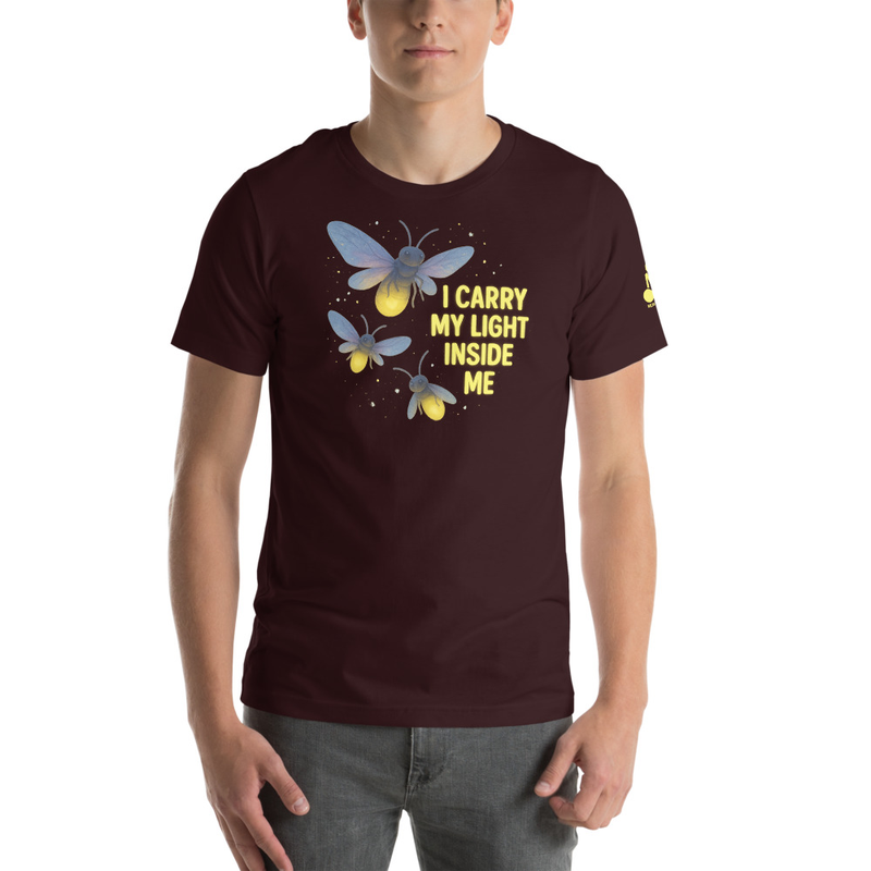 I Carry My Light Inside Me Firefly Graphic Unisex T-shirt