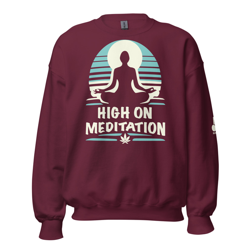 High On Meditation Unisex Sweatshirt
