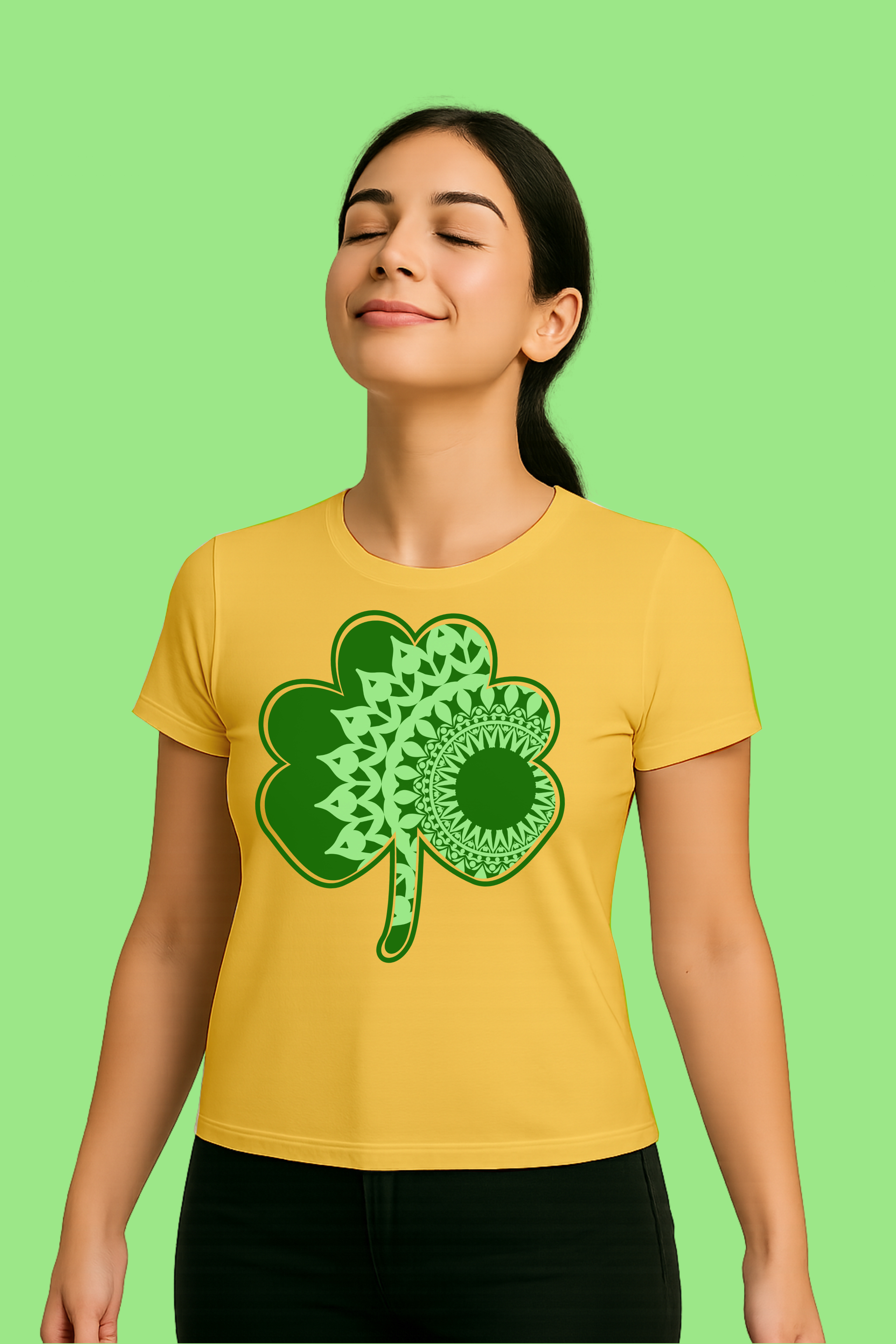 Celtic Clover Graphic T-Shirt