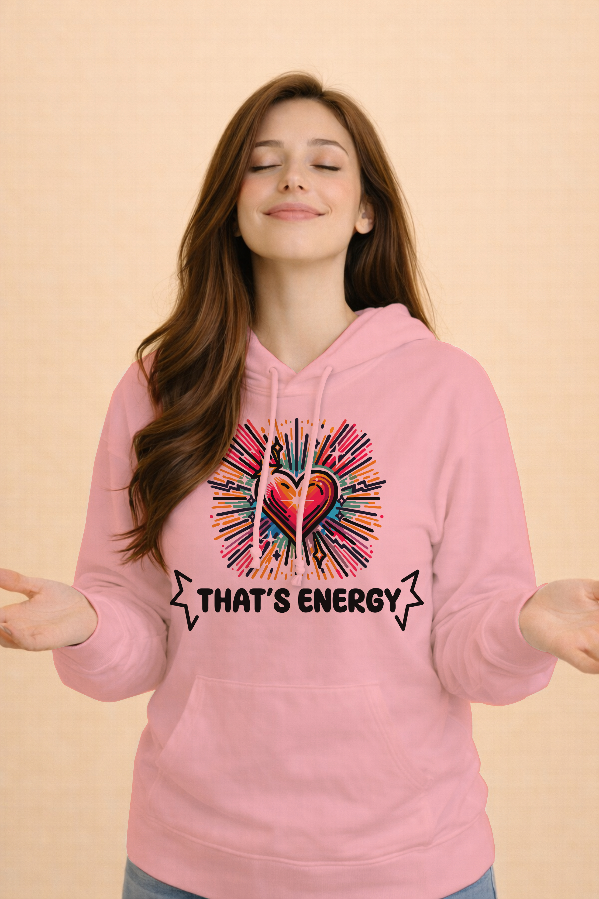 That's Energy Heart Unisex Hoodie