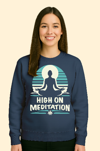 High On Meditation Unisex Sweatshirt