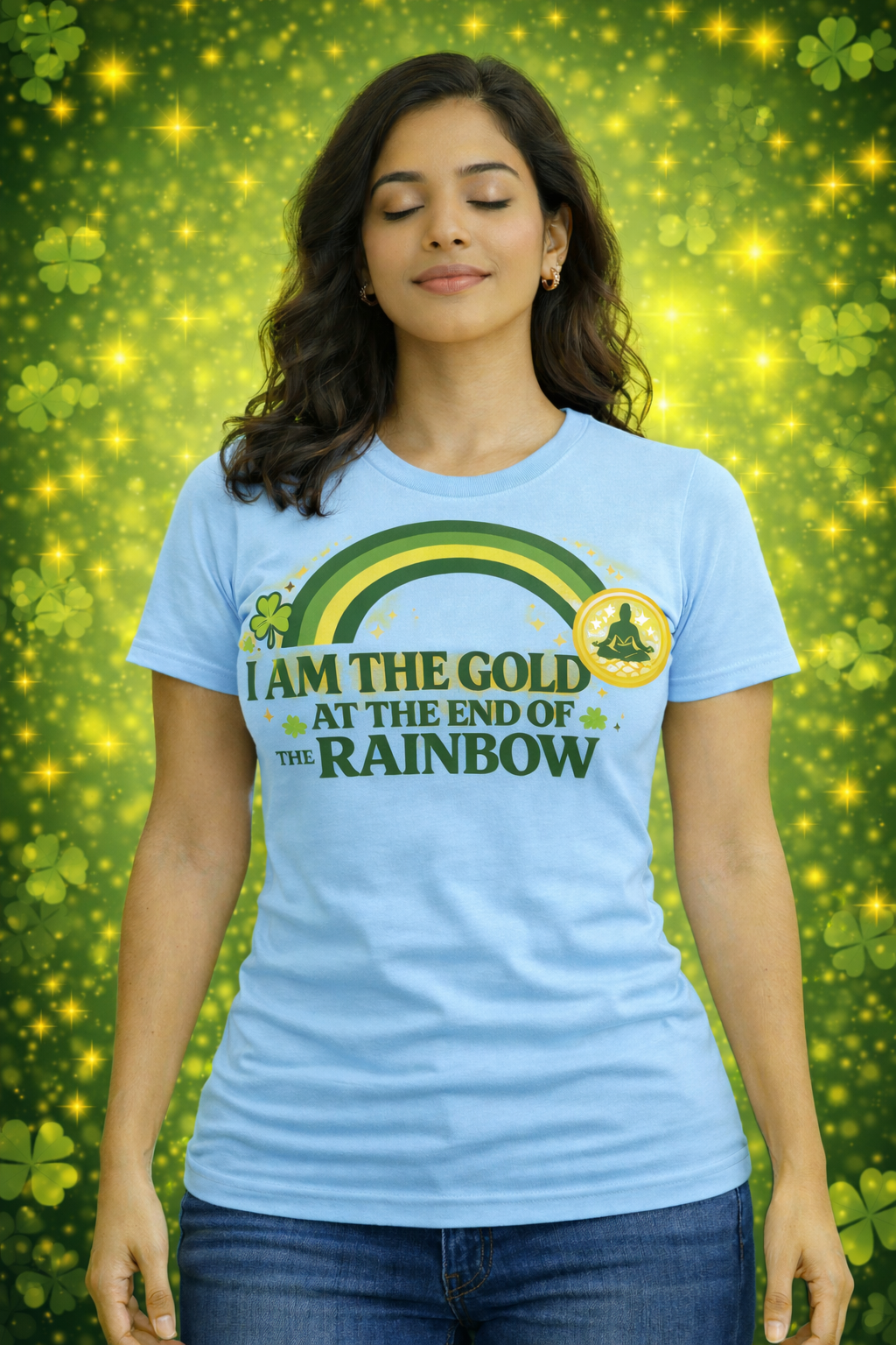 I am the Gold at the End of the Rainbow St. Patrick Day Unisex t-shirt