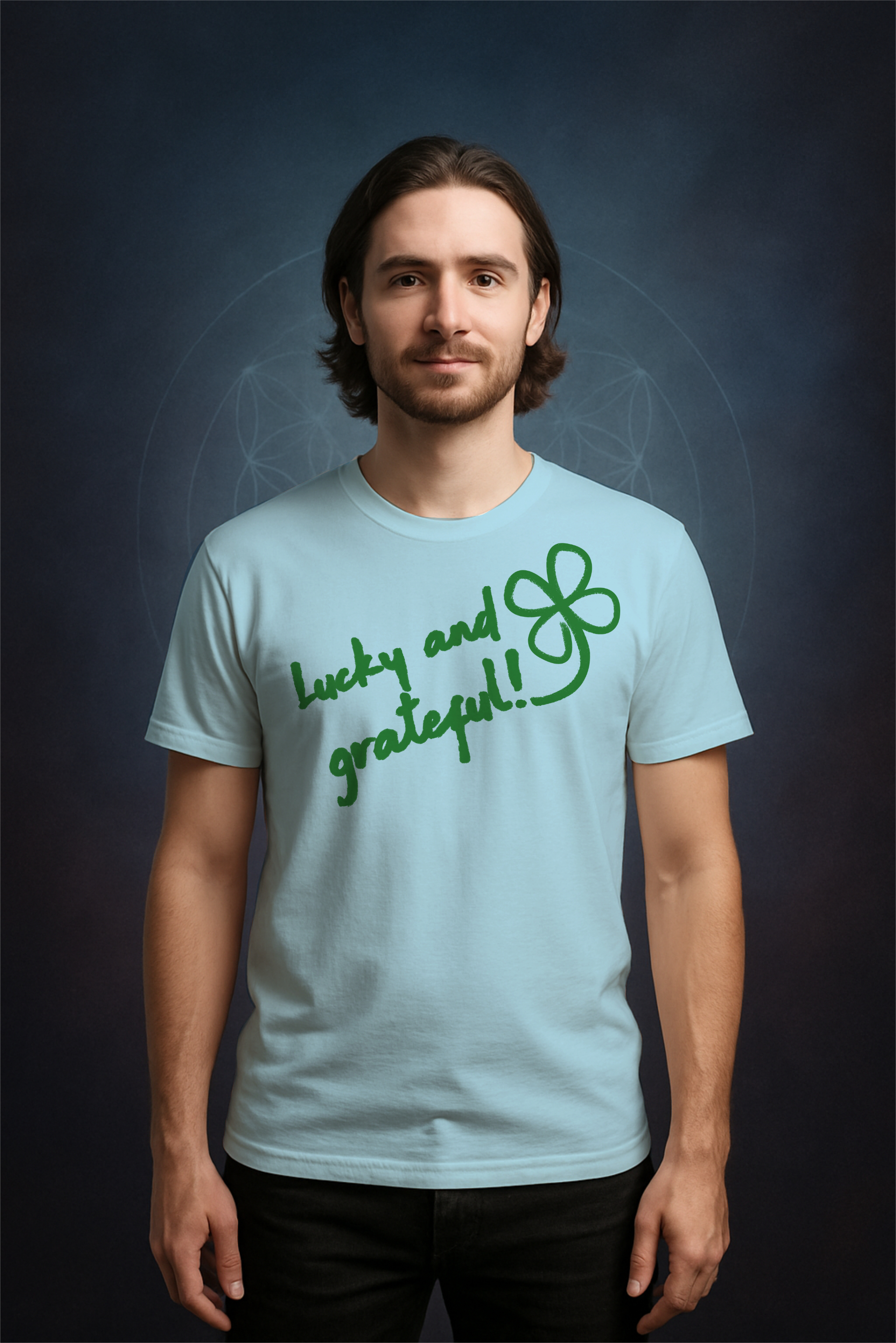 Luck and Grateful Unisex t-shirt