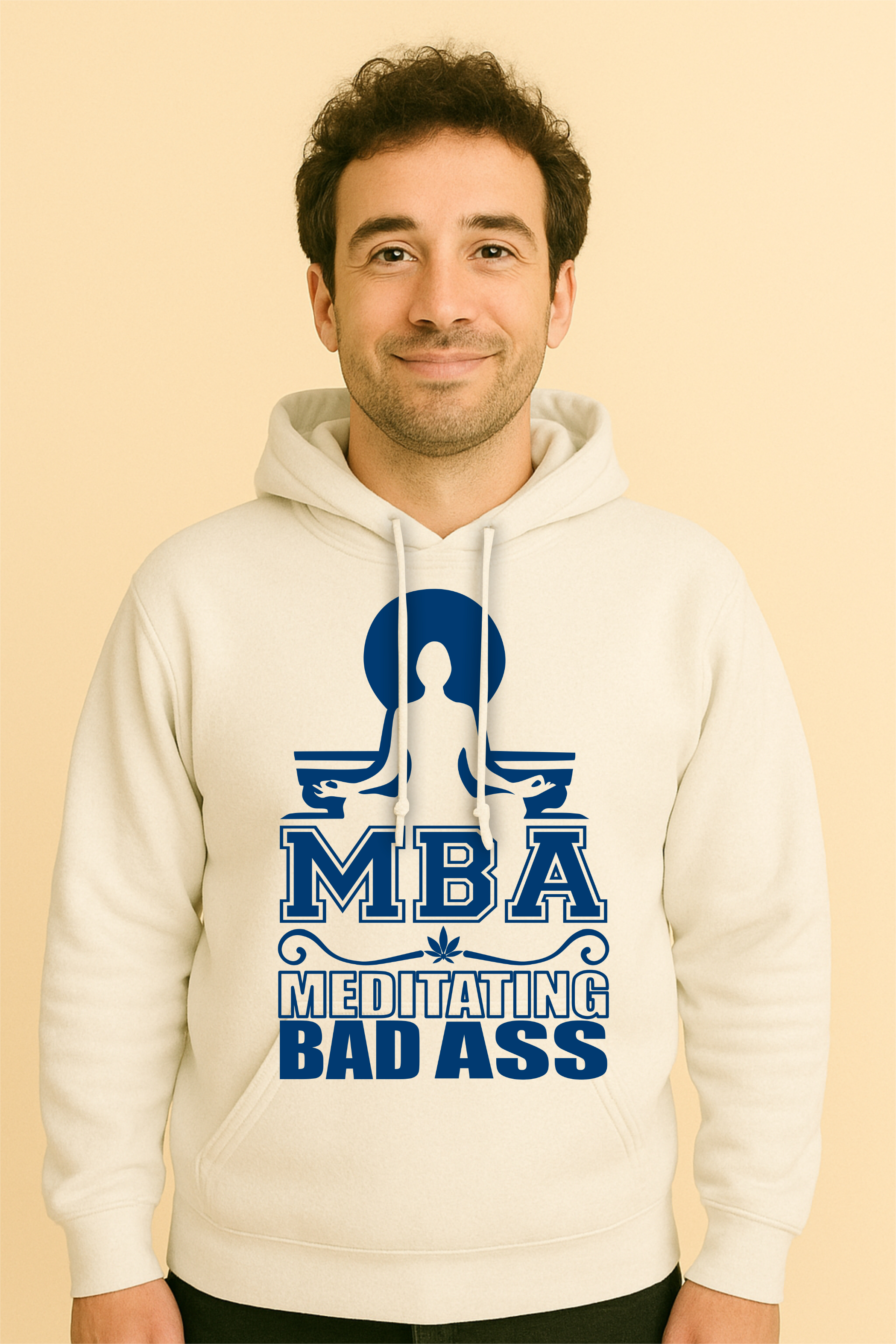 Meditating Bad Ass (MBA) Unisex Hoodie