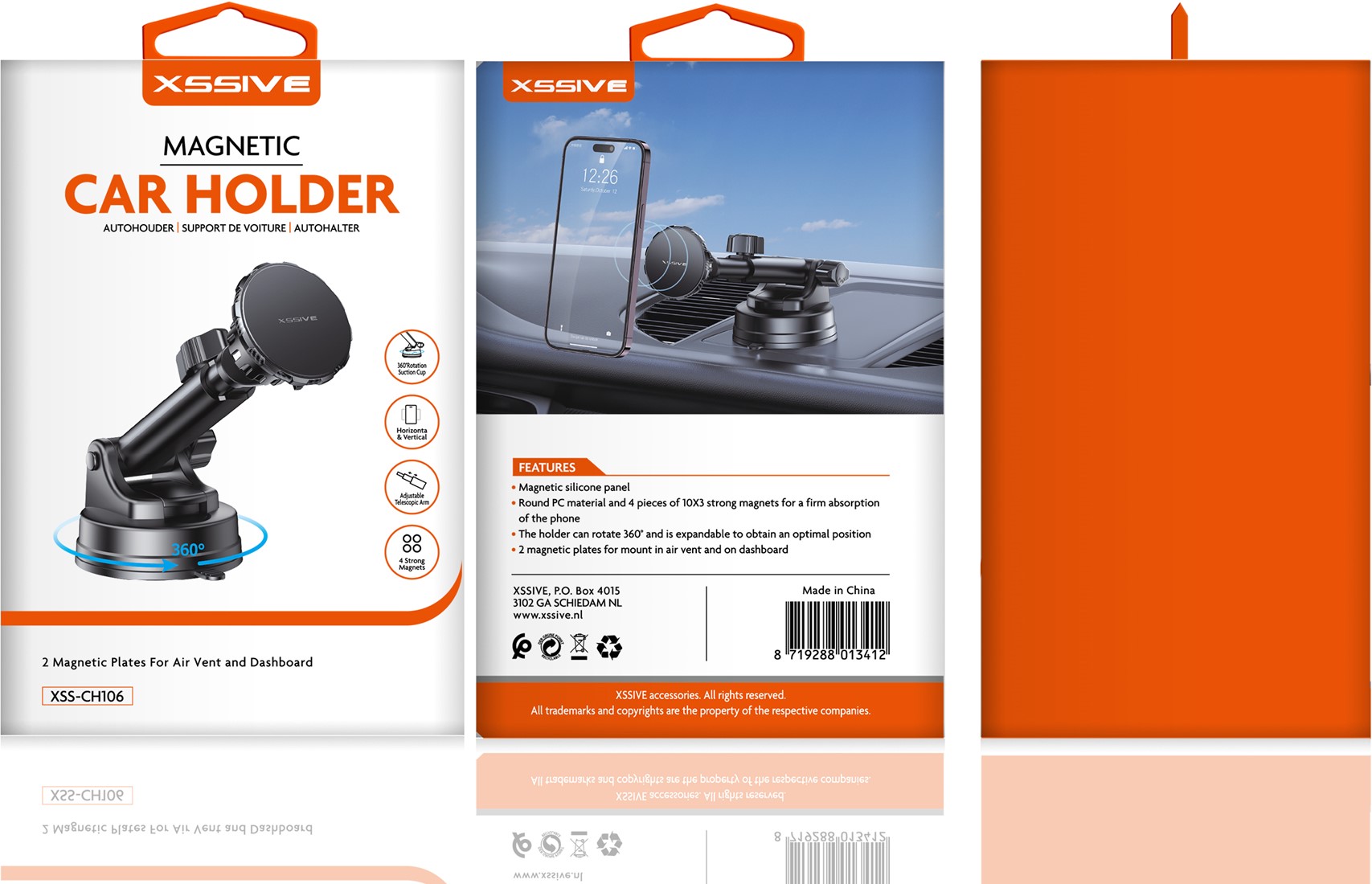 Xssive Magnetic Car Holder XSS-CH106