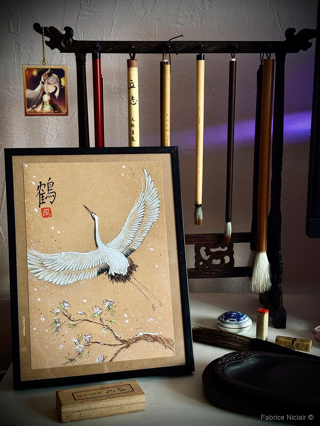 La Divine Grue d'hiver (reproduction)