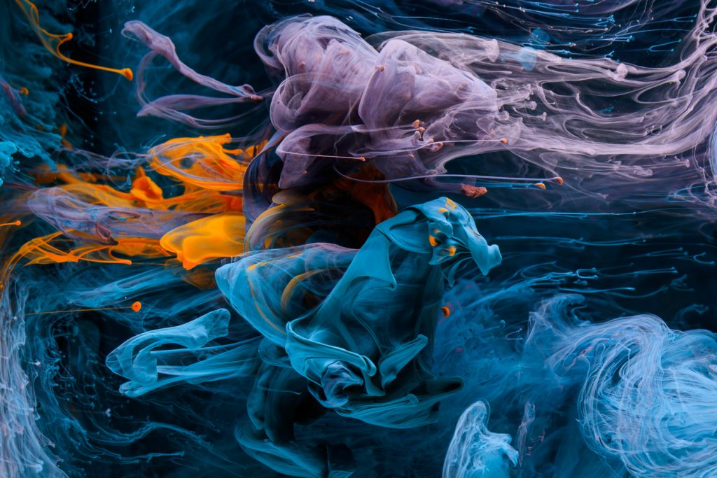 Abstract Fluid Art Print